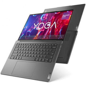 Notebook Lenovo Yoga Pro 7 14IRH8 Intel Core i7-13700H 14inch  16GB RAM  1TB SSD  nVidia GeForce RTX 4050  No OS Storm Grey