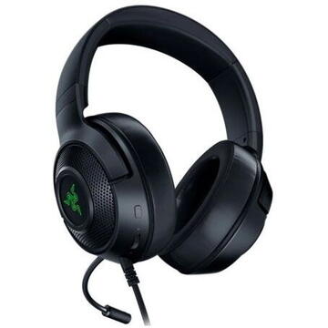 Casti Razer Kraken V3 X USB Gaming Headset, Over-Ear, Wired, Microfon, Negru