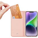 Dux Ducis Skin Pro Wallet Case for iPhone 15 Plus - Pink