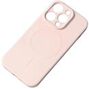 Hurtel iPhone 14 Pro Max Silicone Magnetic Case Magsafe - pink