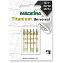 Set 5 ace universale, finete 75-80-90, Titanium Madeira 9459T