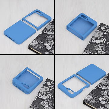 Husa Husa pentru Samsung Galaxy Z Flip5 - Techsuit Soft Edge Silicone - Denim Blue