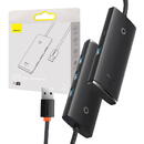 Baseus HUB  Adapter 4-Port USB Baseus OS-Lite 25cm (Black)
