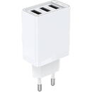 Vention Wall charger 3x USB Vention FEAW0-EU, 2.4A, 12W (white)