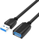 Vention Extension Cable USB 3.0, male USB to female USB, Vention 1m (Black)