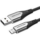 Vention USB 2.0 cable to Micro-B USB Vention COAHH 2m (Gray)
