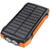 Baterie externa choetech B567 Solar power bank u încărcare inductivă  3x USB  20000mAh 20W / QC 18W / Qi 10W portocaliu/negru