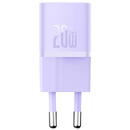 Baseus Mini wall charger GaN5 20W (purple)