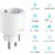 Prize inteligente TP-LINK Mini Tapo P115, Wi-Fi, monitorizare consum energie, voice control, 16A, compatible with Android / iOS, Amazon Alexa si Google Assistant, 220-240V, design compact, Alb