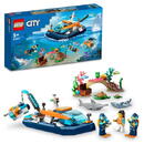 City - Barca pentru scufundari de explorare 60377, 182 piese