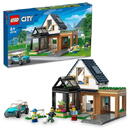 LEGO City - Casa de familie si masina electrica 60398, 462 piese