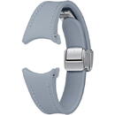 D-Buckle Hybrid Eco-Leather Band pentru Galaxy Watch6, Slim (S/M), Blue