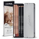 LYRA Set creioane pentru desene si schite, 6 buc/set, LYRA Rembrandt