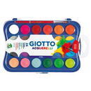 Giotto Acuarele 24 culori/cutie + 1 pensula gratis, GIOTTO Acquerelli