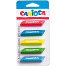 Carioca Radiere triunghiulare, 5 buc/blister, CARIOCA - diverse culori