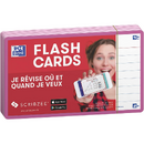 OXFORD OXFORD Flash Cards 2.0, 80 flash cards/set, A7(75 x 125mm), Scribzee-dict-margine fucsia