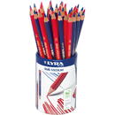 Creion bicolor LYRA Duo Medium - 36 buc/tub
