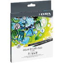 LYRA Markere LYRA Aqua Brush Duo, 2 capete (brush + 1mm), 12 culori/cutie