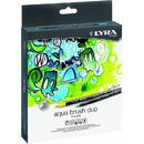 LYRA Markere LYRA Aqua Brush Duo, 2 capete (brush + 1mm), 36 culori/cutie