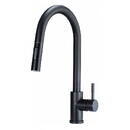 deante KITCHEN MIXER WITH PULL-OUT SHOWER DEANTE TWO FLOWS, BLACK LIMA