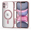 Husa MagSafe pentru Apple iPhone 11, Tech-Protect, Magshine, Roz Aurie