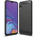 Forcell Husa pentru Samsung Galaxy A10 A105, Forcell, Carbon, Neagra