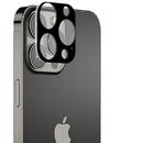 Techsuit Folie Camera pentru iPhone 15 Pro - Techsuit Full Camera Glass - Black