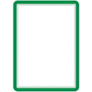 Tarifold Buzunar magnetic pentru documente A4, cu rama color, 2 buc/set, TARIFOLD - rama verde