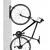 MACLEAN Suport de perete pentru bicicleta MC-432, atarnare verticala, greutate maxima 30kg, negru