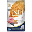 N&D naturală și delicioasă, cu cereale scăzute, medie și maxi, miel și afine 12kg