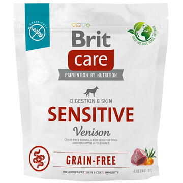 Hrană uscată pentru câini Brit Care Grain-free Sensitive, 1 kg