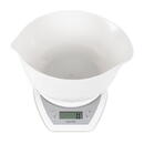 Salter Salter 1024 WHDR14 Digital Kitchen Scales with Dual Pour Mixing Bowl White