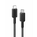 322 USB-C la USB-C, 60W, 0.9 metri, Negru