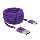 SBOX Sbox USB->Micro USB M/M 1m USB-10315U plum purple