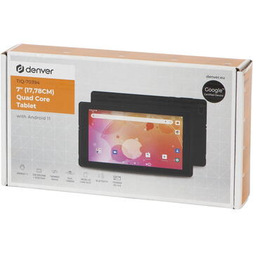 Tableta DENVER TIQ-70394 7/32GB/2GB/WI-FI/Android11/Negru