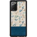 MAN&amp;WOOD MAN&WOOD case for Galaxy Note 20 blue flower black