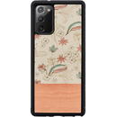 MAN&amp;WOOD MAN&WOOD case for Galaxy Note 20 pink flower black