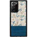 MAN&amp;WOOD MAN&WOOD case for Galaxy Note 20 Ultra blue flower black