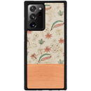MAN&amp;WOOD MAN&WOOD case for Galaxy Note 20 Ultra pink flower black