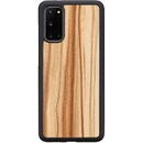 MAN&amp;WOOD MAN&WOOD case for Galaxy S20 cappuccino black
