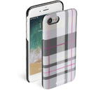 Krusell Krusell Limited Cover Apple iPhone 8/7 plaid light grey