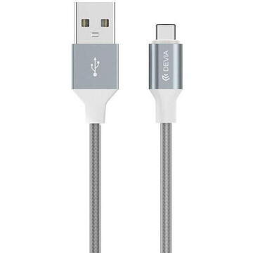Devia Pheez Series Cable Set for Micro 3 Pack (25CM,1M,2M) gray