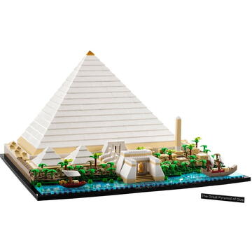 LEGO Architecture - Marea piramida din Giza 21058, 1476 piese