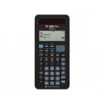 Calculator de birou Texas Instruments Calculator stiintific avansat TI-30X PRO MathPrint afisaj MultiView Negru
