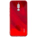 Evelatus Xiaomi Redmi 8 Water Ripple Full Color Electroplating Tempered Glass Case Red