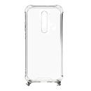 Evelatus Xiaomi Note 8 Pro Silicone TPU Transparent with Necklace Strap Silver