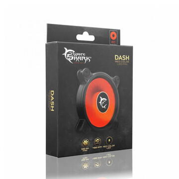 Ventilator carcasa White Shark GCF-1260-01W-R DASH 120 mm