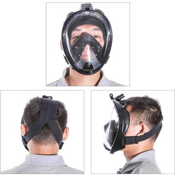 Articole plaja Free Breath Snorkeling Mask M2068G L/XL black
