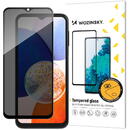 WZK Folie de protectie Ecran Privacy WZK AntiSpy pentru Samsung Galaxy A13 A137 / A13 A135, Sticla Securizata, Full Glue