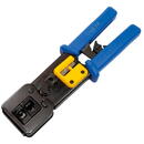 CLESTE sertizare mufe, LOGILINK, functii: sertizare mufe, decupare si taiere cablu, pentru mufe MP0027 / MP0077. 